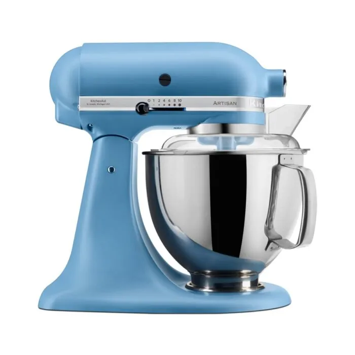 5KSM175PS_VB-rt-min Планетарный миксер с чашей объемом 4,8 л., KitchenAid Artisan 5KSM175PSEVB Синий бархат — изображение 1