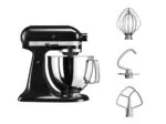 Планетарный миксер с откидным блоком и чашей объемом 4,8 л KitchenAid ARTISAN  5KSM125EOB Черный — изображение 4