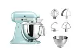 Планетарный миксер с чашей объемом 4,8 л., KitchenAid Artisan 5KSM175PSEIC Голубой — изображение 4
