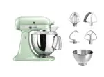 Планетарный миксер с чашей объемом 4,8 л., KitchenAid Artisan 5KSM175PSEPT Фисташковый — изображение 4