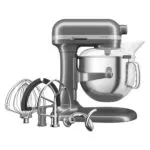 Планетарный миксер с подъемной чашей объемом 6,6л KitchenAid ARTISAN 5KSM70SHXMS Серебряный медальон — изображение 5