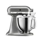 Планетарный миксер с чашей объемом 4,8 л., KitchenAid Artisan Premium 5KSM185PSEMS Серебряный медальон