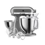 Планетарный миксер с чашей объемом 4,8 л., KitchenAid Artisan Premium 5KSM185PSEMS Серебряный медальон — изображение 3
