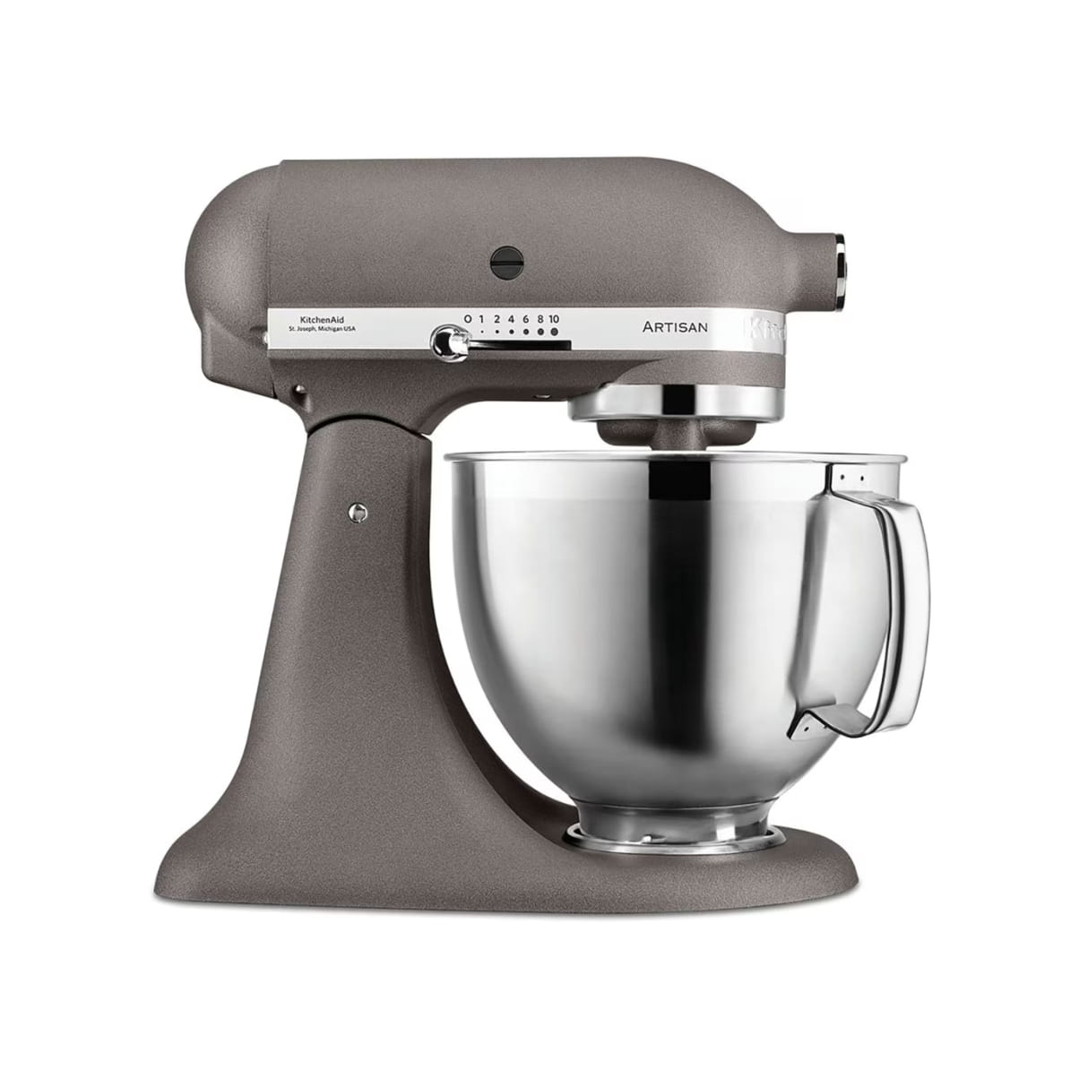 5KSM185PSBGR-1 (1) Планетарный миксер с чашей объемом 4,8 л., KitchenAid Artisan Premium 5KSM185PSEGR Императорский серый — изображение 1